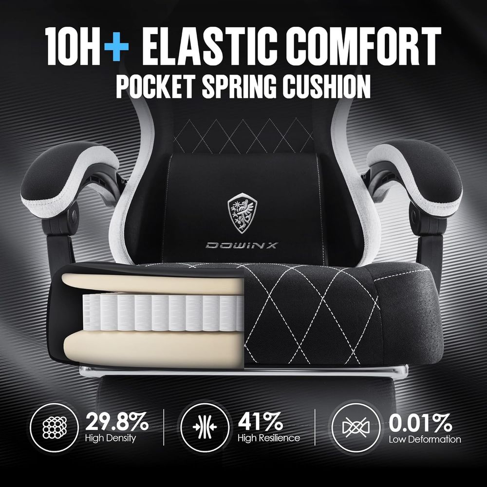 abric Gaming Chair, Ergonomic  - Video Gaming & Esports Usd Acc ulasan dan harga