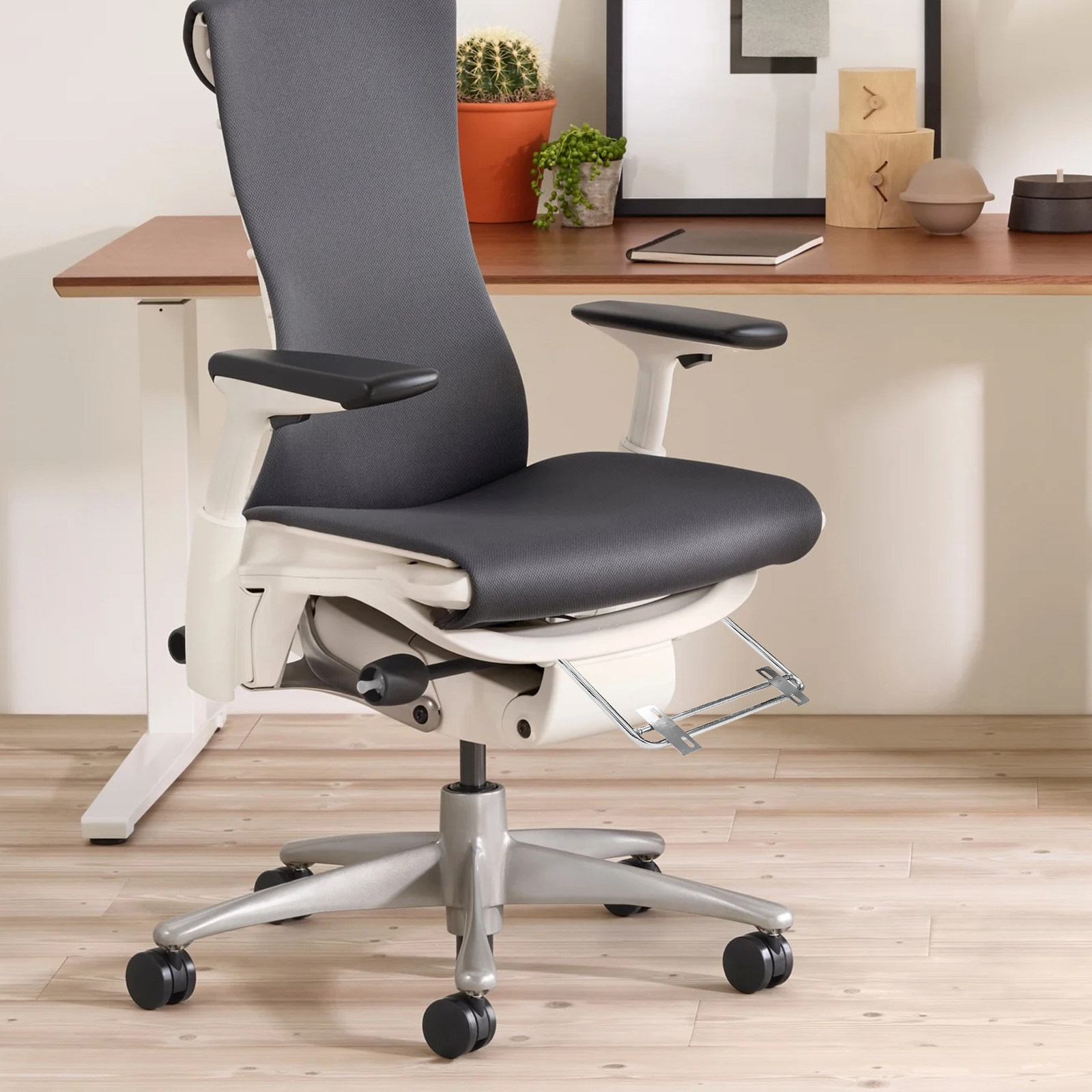 2Pcs Adjustable Retractable Fo - Footrest Under Desk ulasan dan harga