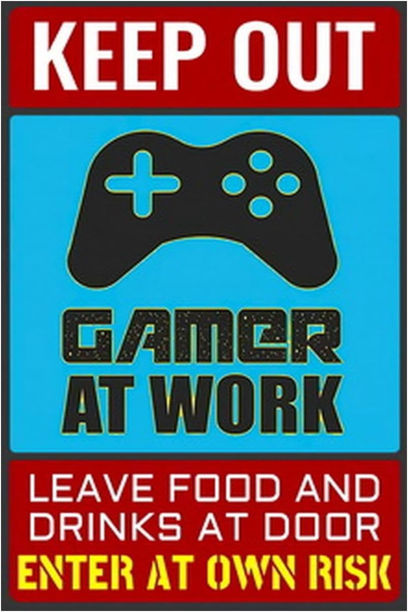Video Tin Sign Gamer Metal Pos - Video Gaming & Esports Usd Acc ulasan dan harga